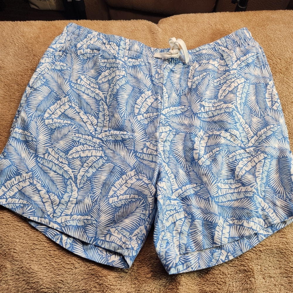 Vinyard Vines NWT 100% Linen 7" Inseam Surfside Print Shorts
